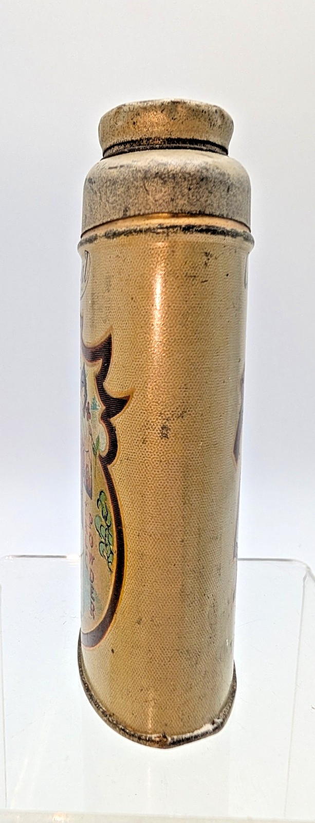 VTG AIR FLOAT CORYLOPSIS OF JAPAN TALC POWDER LITHO TIN CAN TALCUM CO.