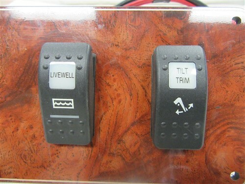 MARINCO TROLLING MOTOR PLUG & SWITCH PANEL WITH HARNESS MARINE BOAT