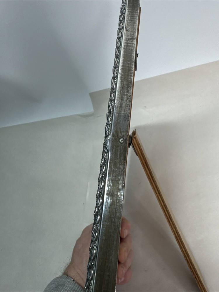 Antique 800 Silver Large Picture Frame