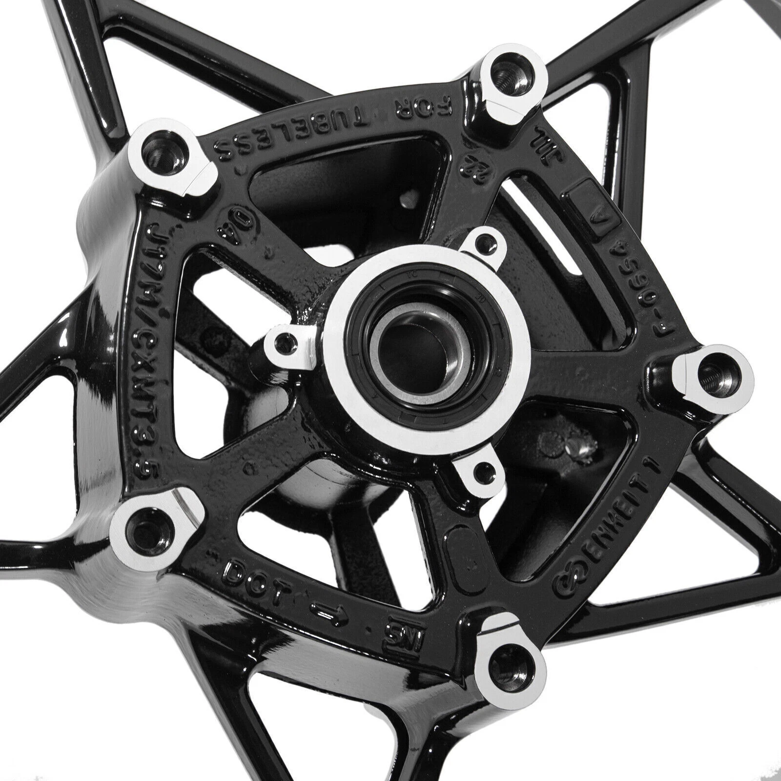 17"x3.5" Gloss Black Front Wheel Rim For Kawasaki Z900 Z650 Ninja 650 17-24