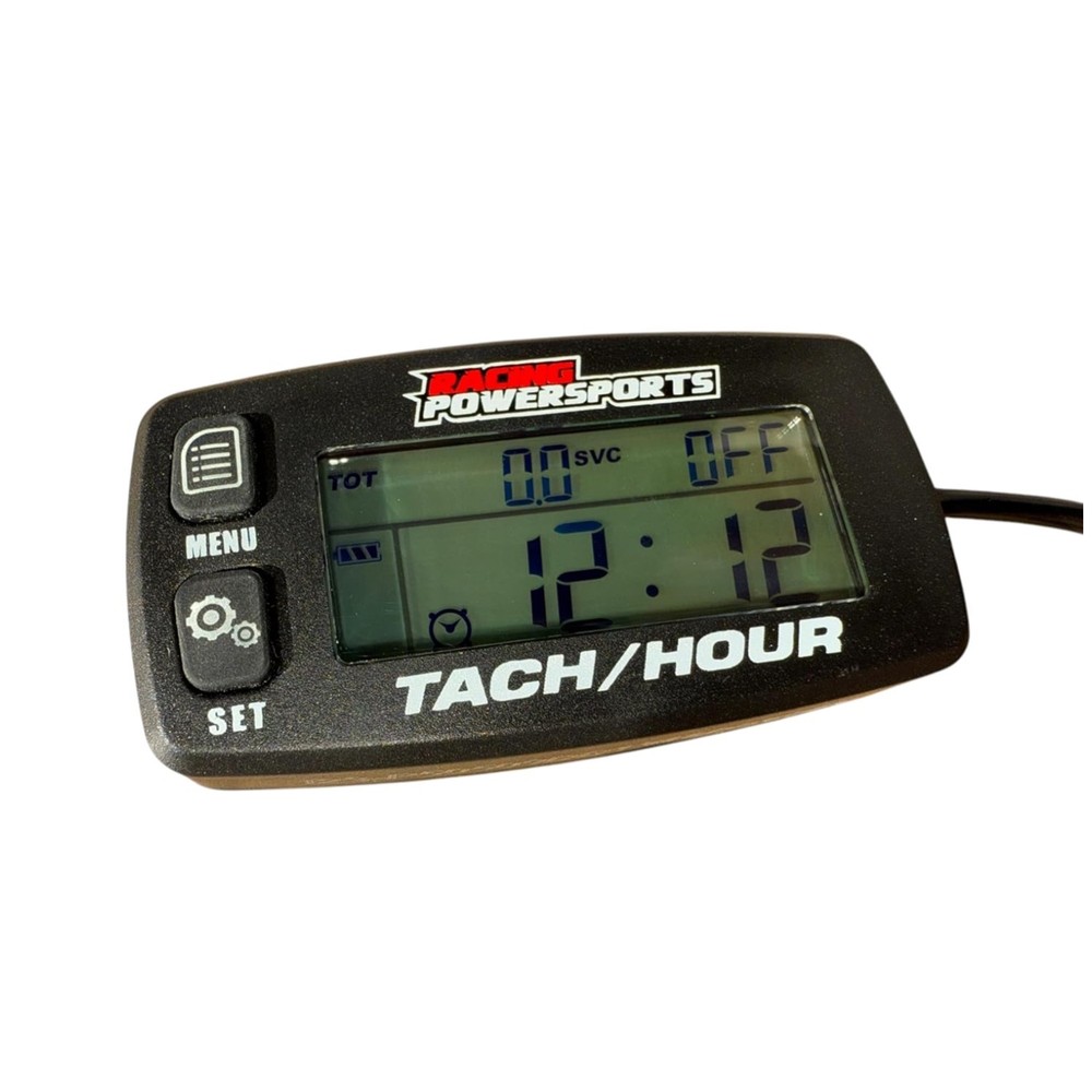 Digital Tach Tachometer Hour Meter - Waterproof
