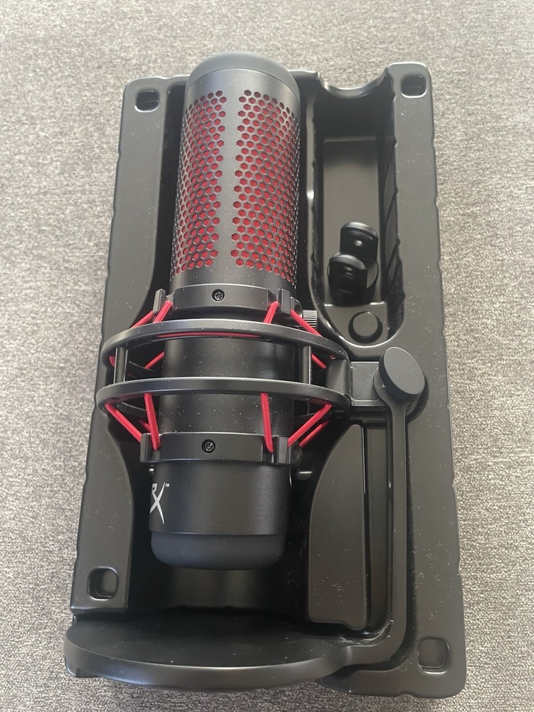 HyperX QuadCast USB Microphone Designed for Streaming Gaming Podcasts