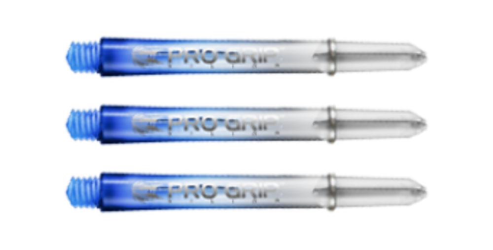 Target Pro Grip Vision Shafts - Clear Blue Medium
