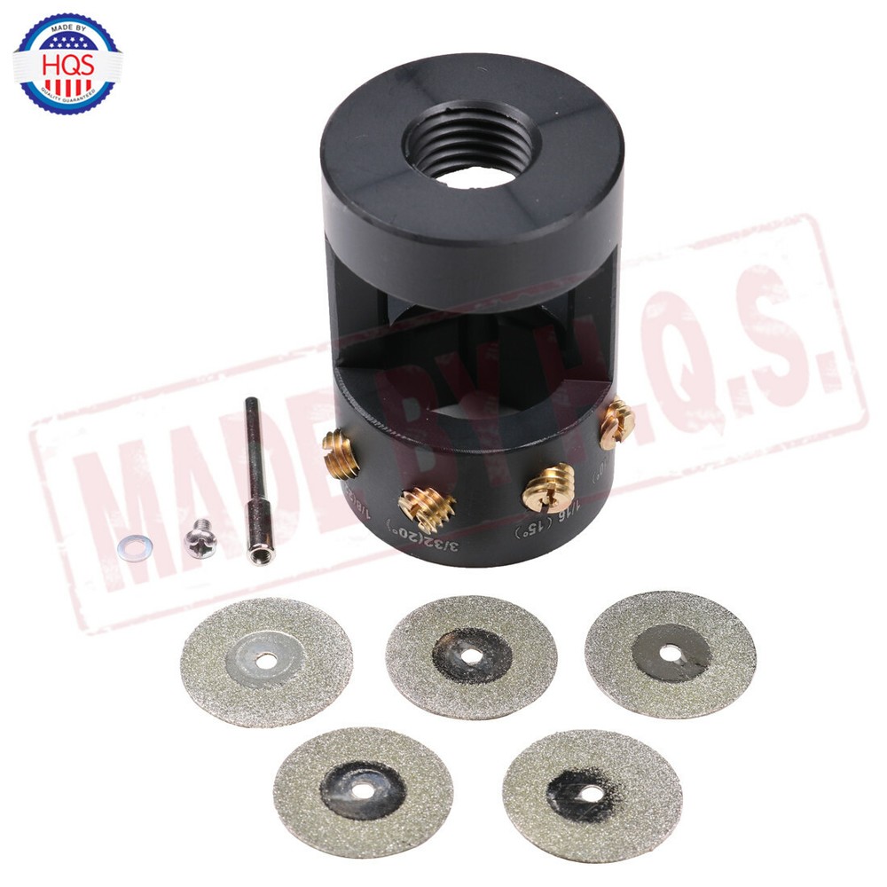Tungsten Grinder With Sharpener Multi-Angle & Offsets Head Tool For TIG Welding