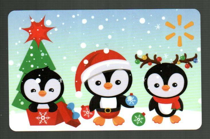 WALMART Christmas Penguins ( 2021 ) Gift Card ( $0 )