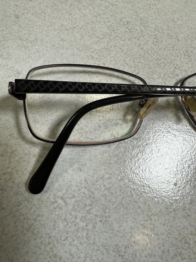 Diane Von Furstenberg Black Rectangular Eyeglass Frames 52-16 135 DVF 8018 203