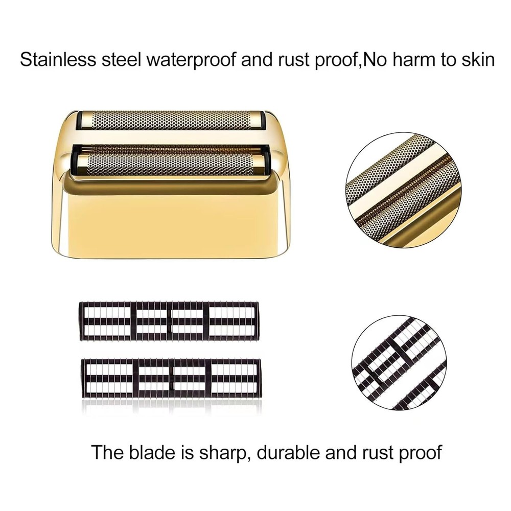 3 Gold Foil & Cutter Replacement Compatible with BaBylissPRO FXFS2