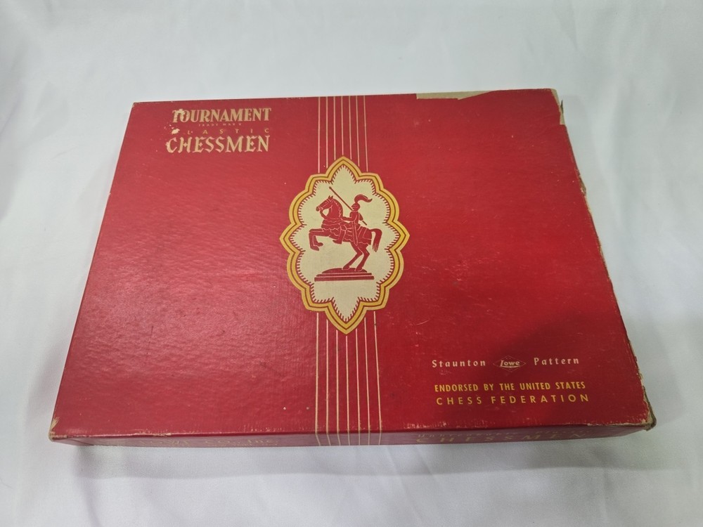 Tournament Plastic Chessman By E.S. Lowe Co.