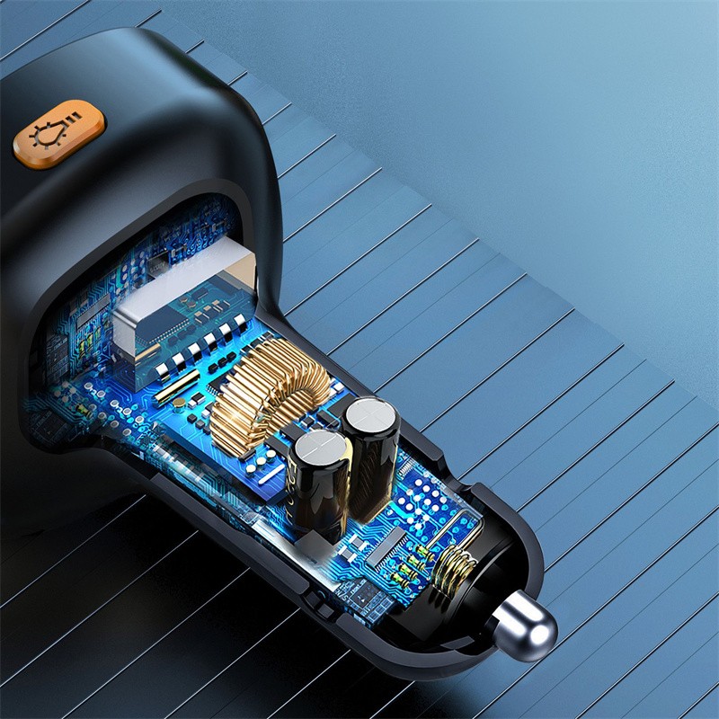 Car Bluetooth FM Transmitter MP3 Player USB Auto Fast Charger Adapter