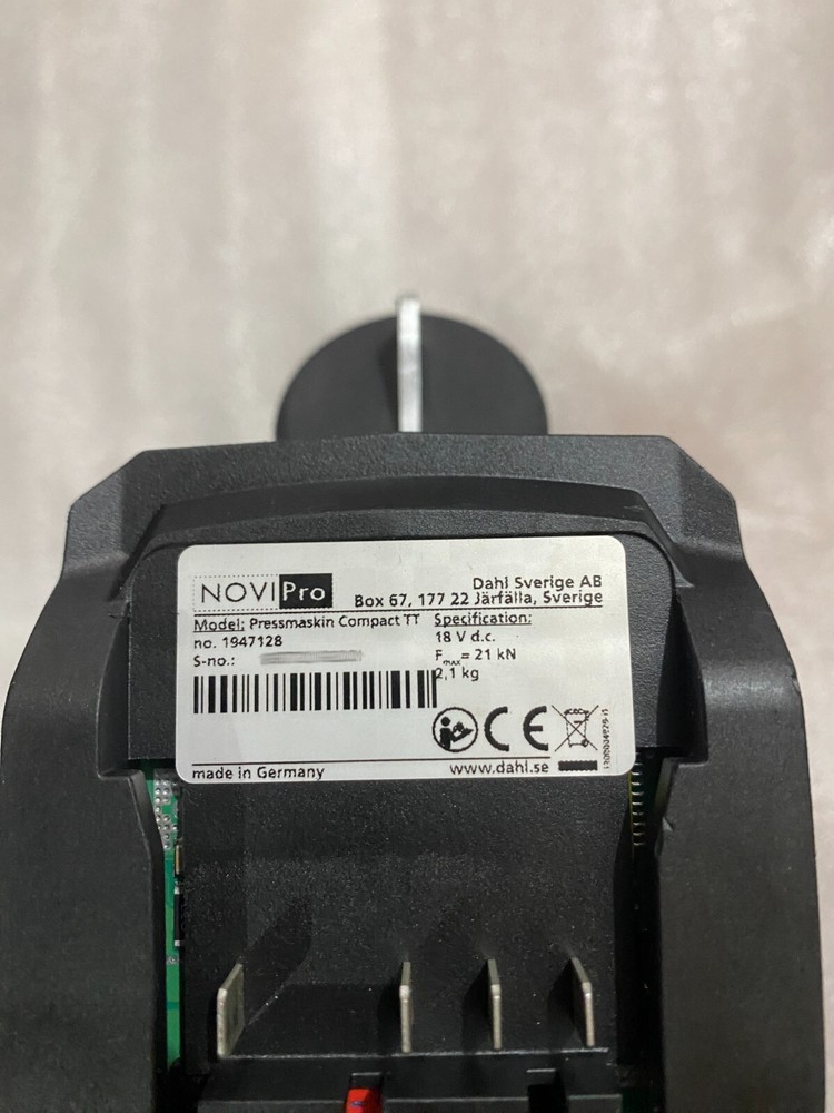 Novipro Compac Press Machine – Compatible with Rothenberger Press Tools