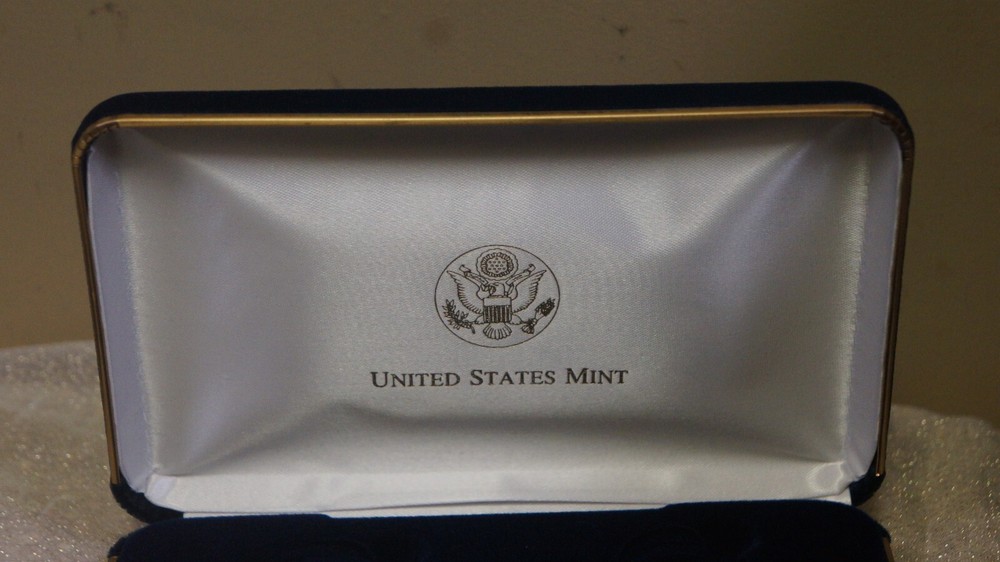 2002 US MINT OLYMPIC WINTER GAMES COMMEMORATIVE COIN PROGRAM BOX ONLY NO COINS