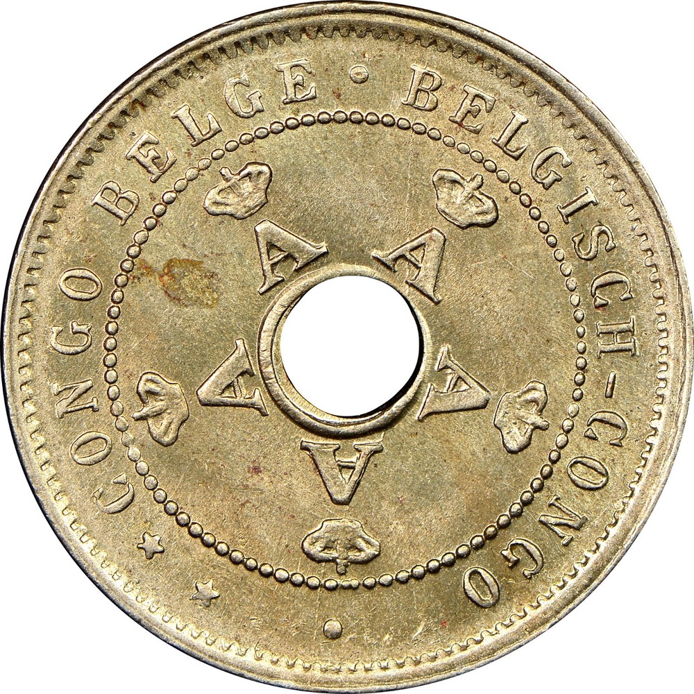 Belgian Congo 1926/5 - 5 Centimes NGC MS63