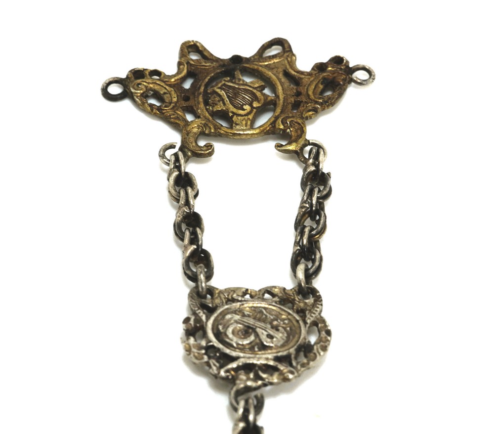 Antique Sterling Silver Dance Card Mempire Notebook Chatelaine