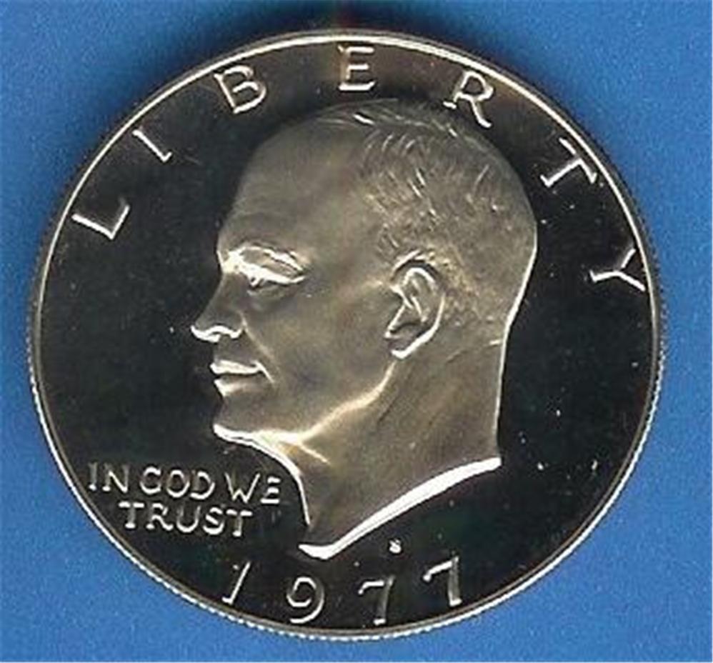1977 Proof Eisenhower Dollar - Deep Cameo