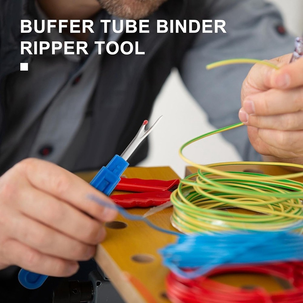 Cable Binder Ripper 10 Pcs Fiber Optic Stripper Tools Set with Enhanced3065