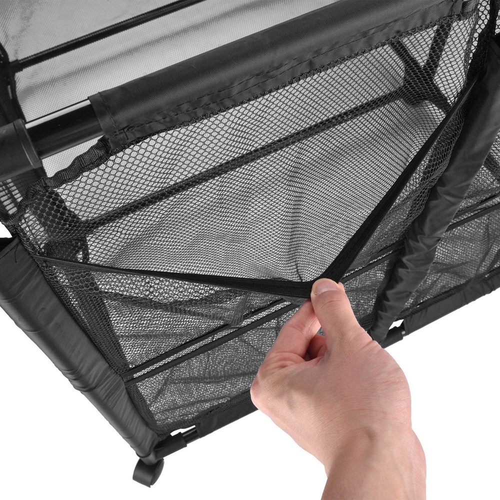 Yescom Mesh Cover Replacement Mesh Pool Storage Bin XX-Large Double Decker Black