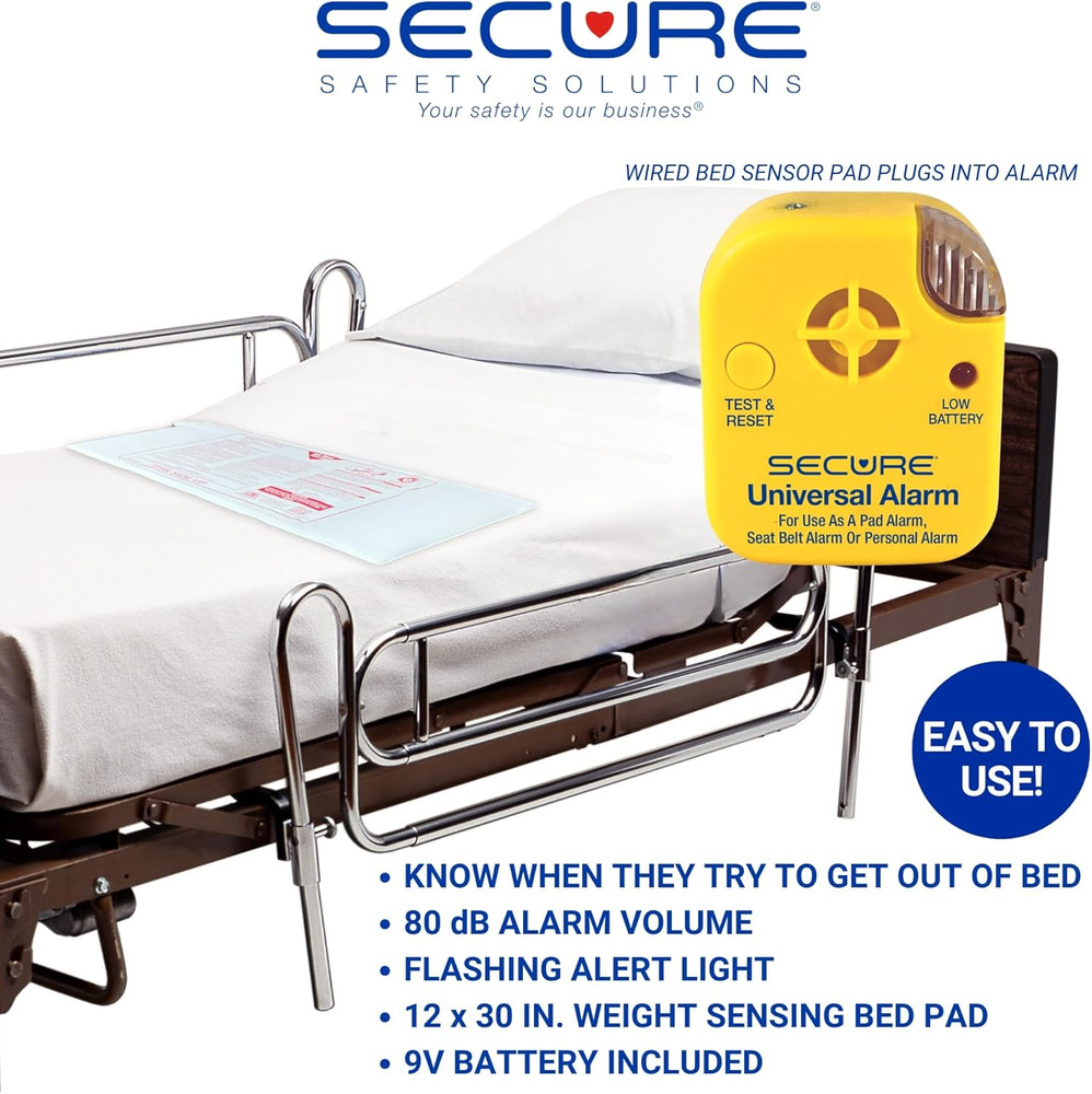 Bed Exit Alarm for Elderly Adults Fall Prevention - Long-Term 12 X 30 Sensor Pad