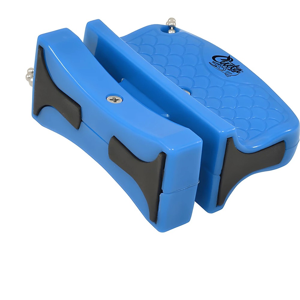 Cuda Knife Sharpener Tool/Keychain 2 Stage Sharpening: Carbide + Ceramic 4 PACK