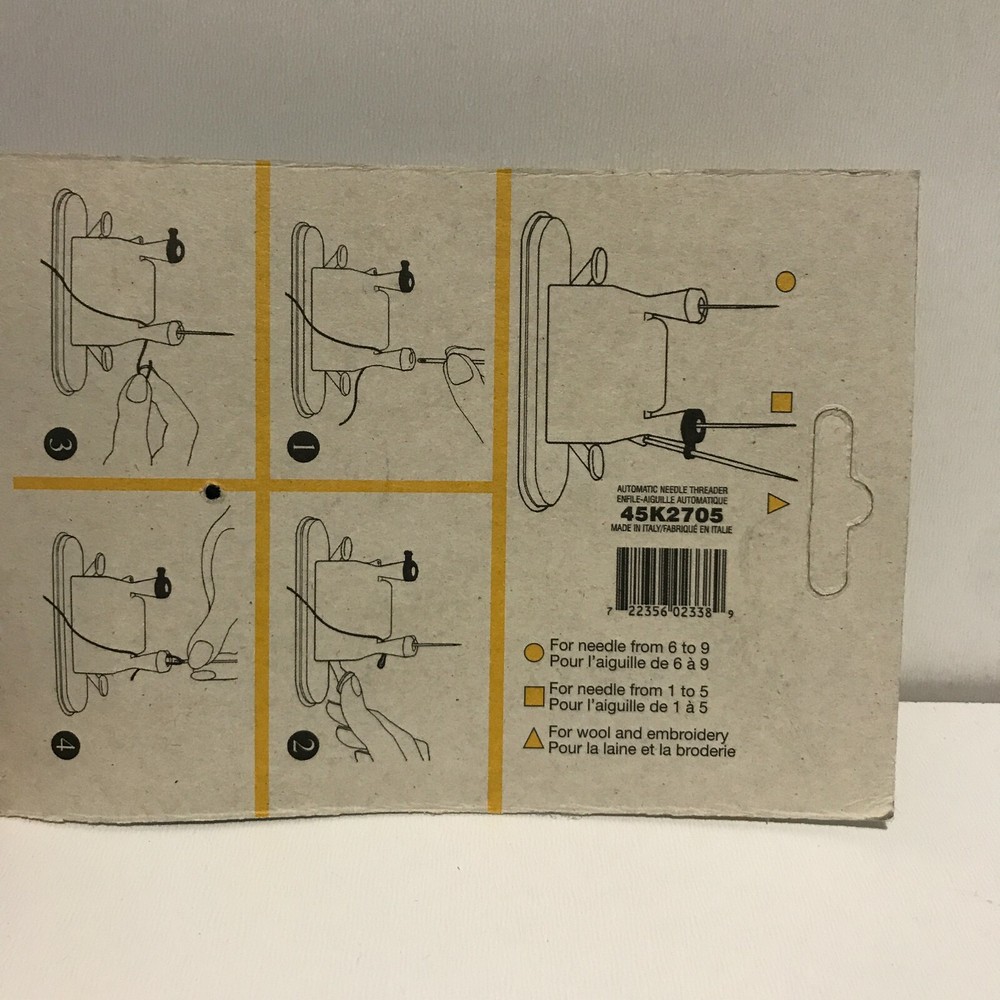 PERFECTO Automatic Needle Threader 3 needle Channels New Sealed
