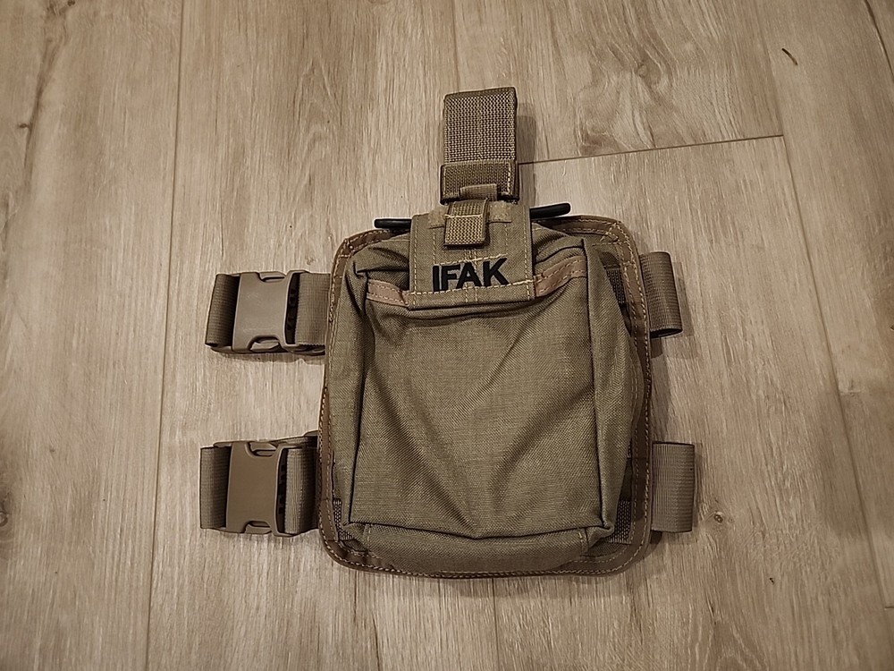 NEW S.O. Tech SOF Issued IFAK Medical Pouch Molle with drop leg panel