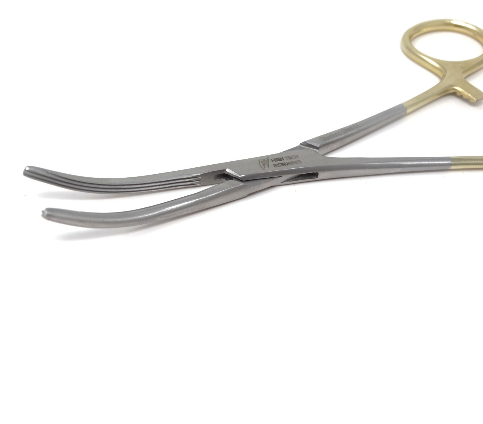 3 Rochester Carmalt Hemostat Forceps 6.5"Curved German Stainless Surgical-Gold