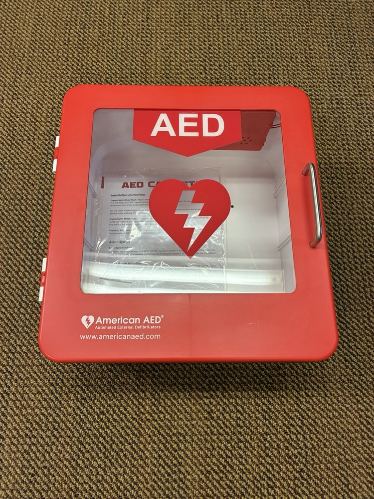 AED Wall Cabinet With Alarn And Flahing Strobe