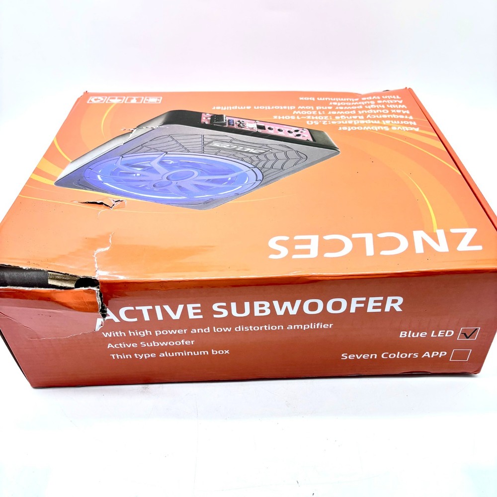 ZNCLCES Active Subwoofer With High Power And Low Distortion Amplifier