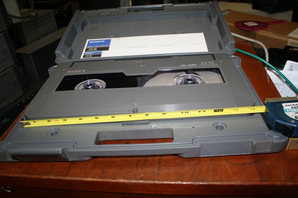 Sony D-2 Composite Tapes D2L-208M & Ampex D2 329 MPX Mastering