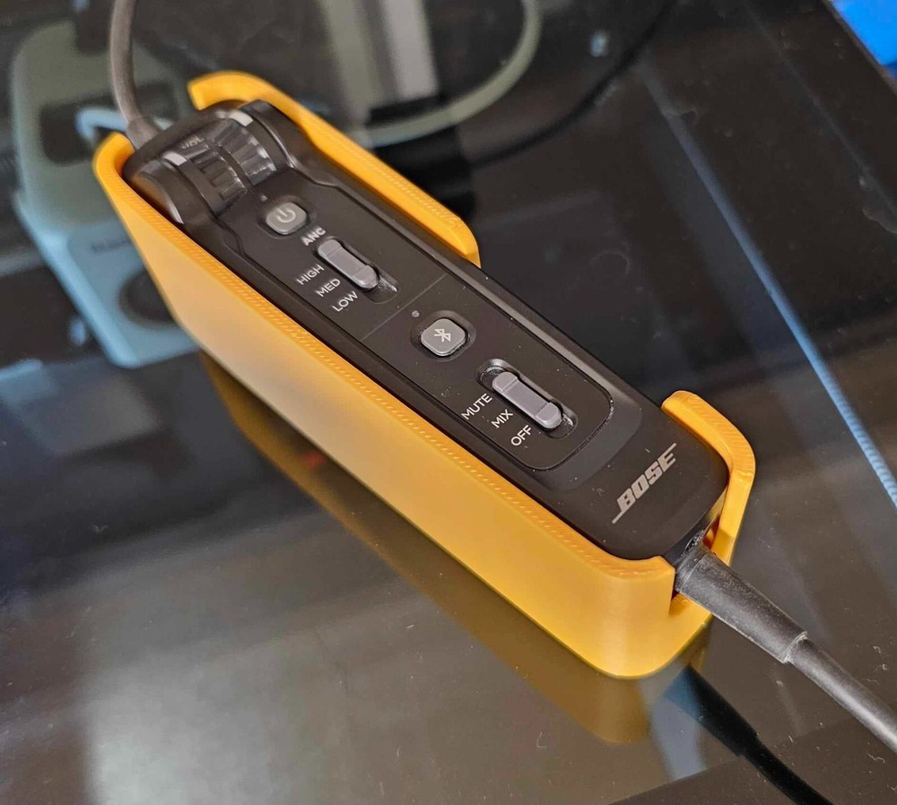 Mounting Bracket for Bose A30 Aviation Headset Controller Mount Holder