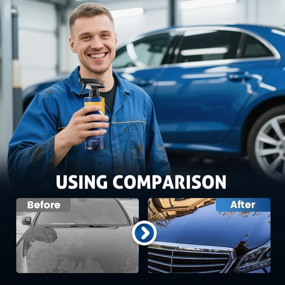 2PCS Car Coating Spray, Quick Effect Agent, Quick-Advanced Car...