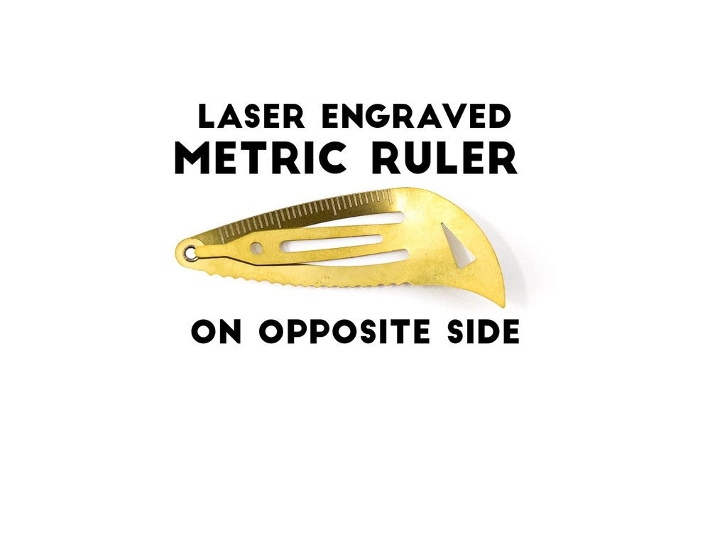 4 Pack - Light Tan Tactical Hair Clips, Multitool Snap Barrettes - Multi-Func...