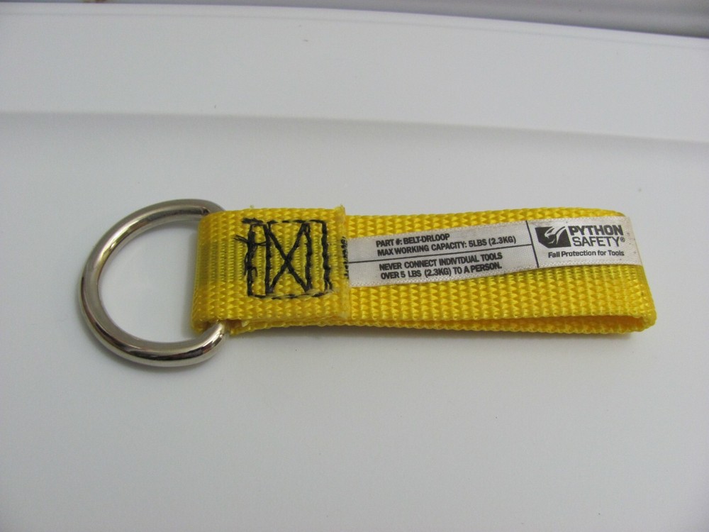 Quantity Of 1 DBI SALA Python 1500115 Safety Belt Loop D-Ring NEW