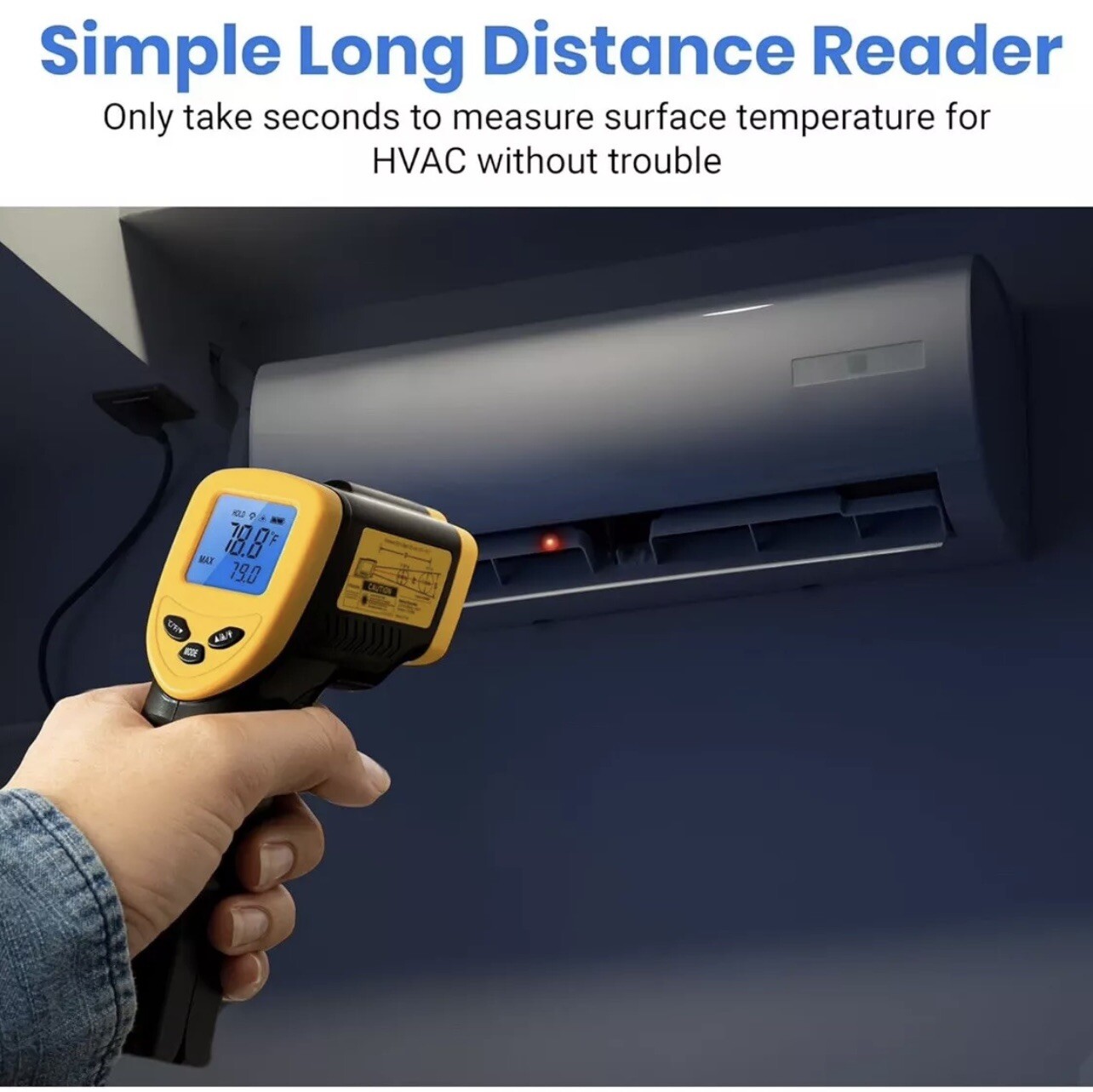 Etekcity Infrared Thermometer Laser Temperature Gun For Food BBQ Pizza Oven