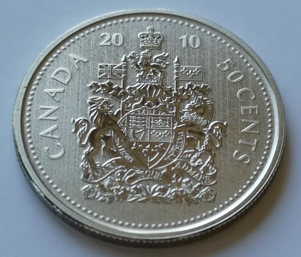 *** CANADA  50  CENTS   2010  ***  SPECIMEN  ***