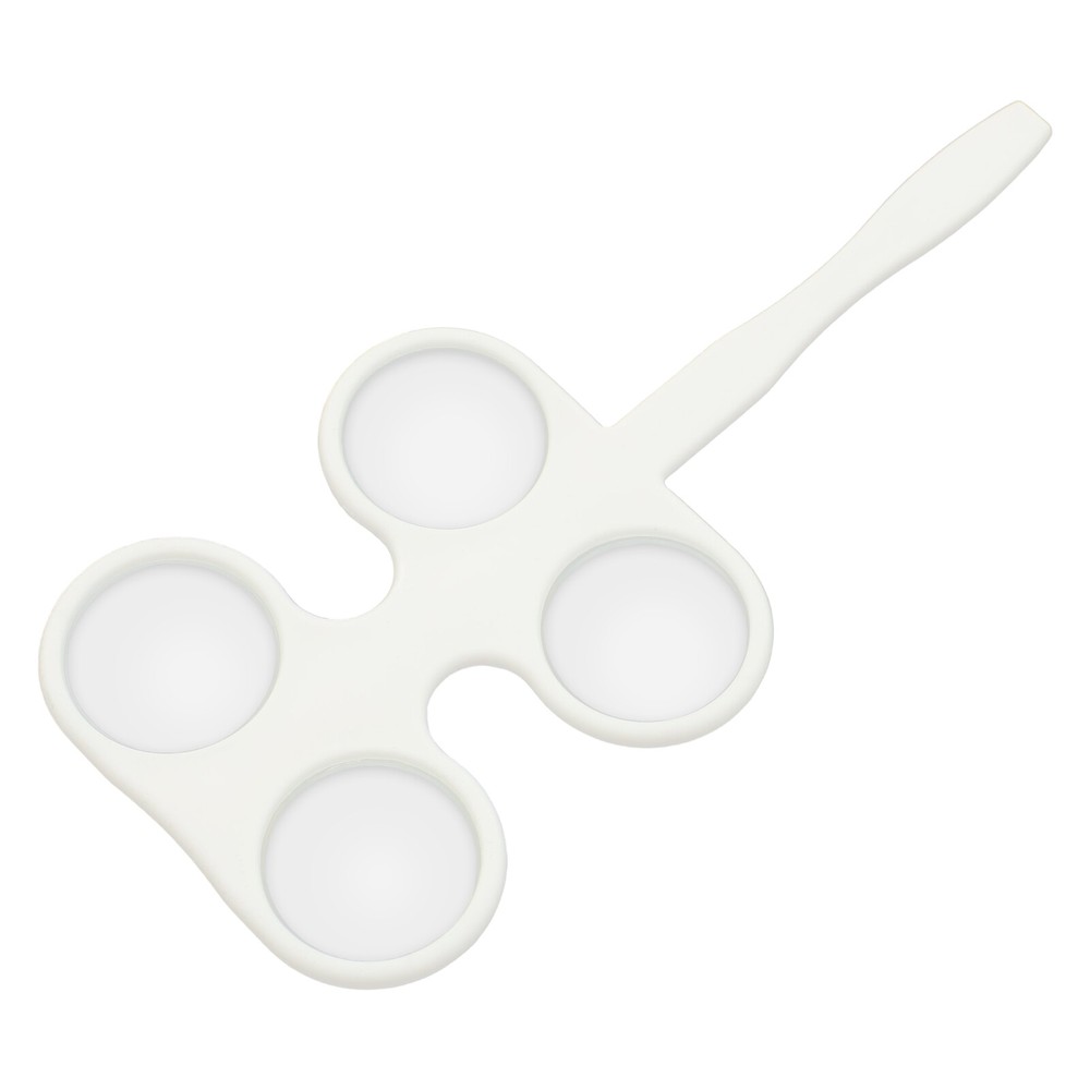 Optometry Flip Trial Lens Set 4 Units Confirmation Flippers White Plastic