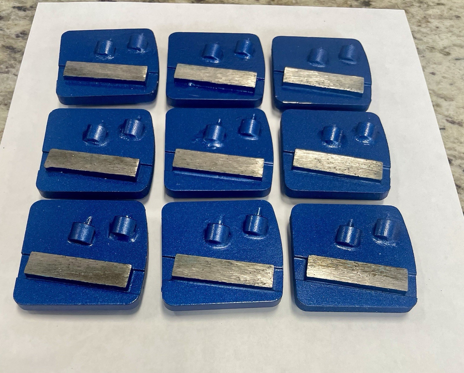 9 Pack Dual PCD Redi Lock CCW Grinding Segments Disc For Husqvarna.