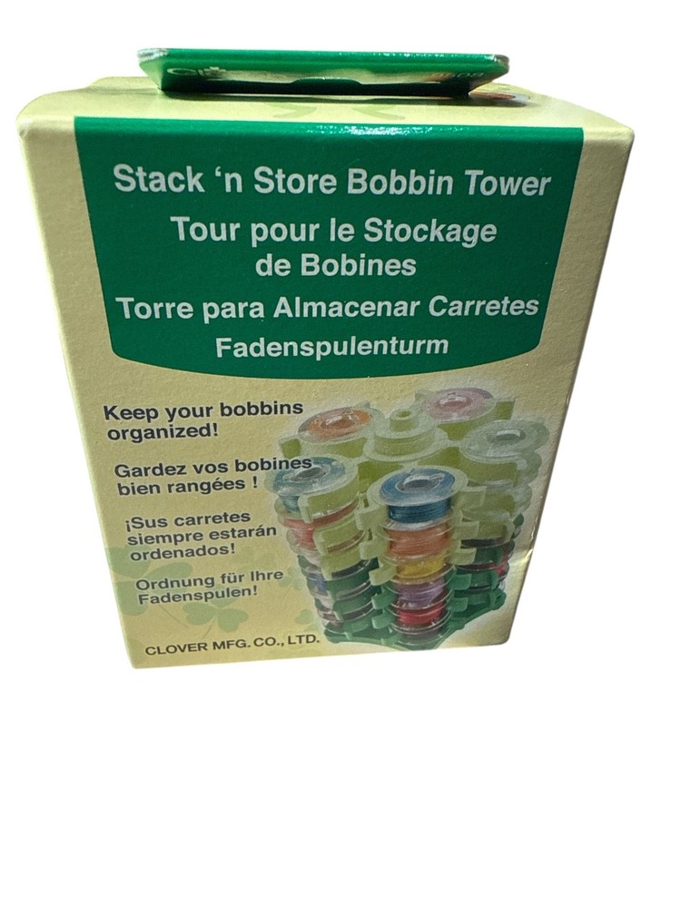 Clover Stack 'n Store Bobbin Tower Sewing Thread Bobbin Organizer 9508 NEW