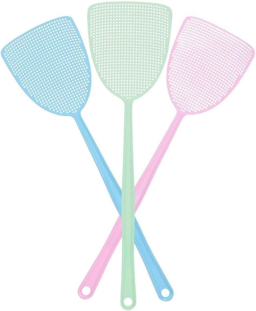 Three Pack Flexible Fly Swatters - Safe, Non-Toxic Pest Control Solutions