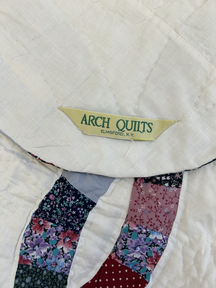 Wedding Ring Multicolor Cotton Quilt
