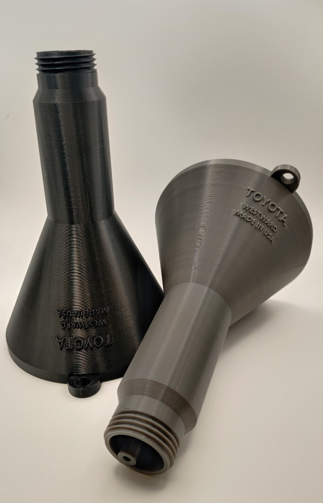 Best Threaded Toyota Lexus Scion Oil Funnel - VENTED  - GREY - MADE IN USA