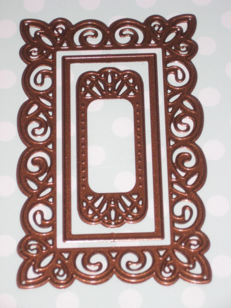 CREATIVE EXPRESSIONS "FRAMES & TAGS - REFINE RECTANGULAR FRM" CED4303 FOR CARDS