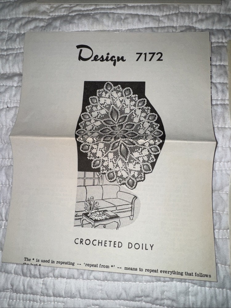 Vintage original Grit Mail Order Crochet Patterns