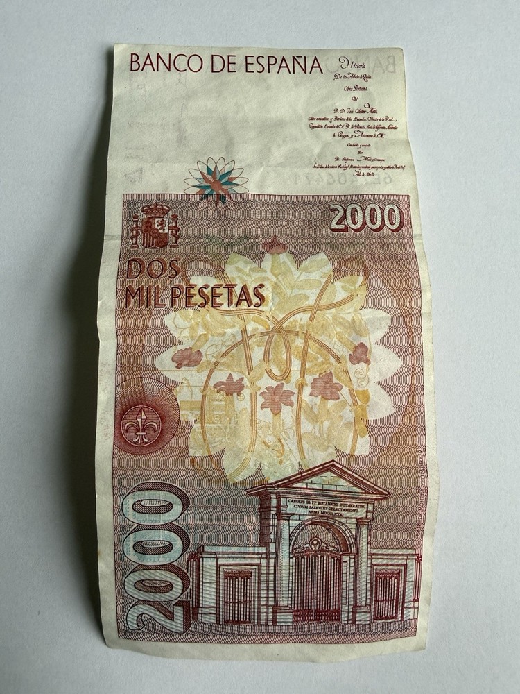 BANCO DE ESPANA. SPAIN 2000 PESETAS. 1992