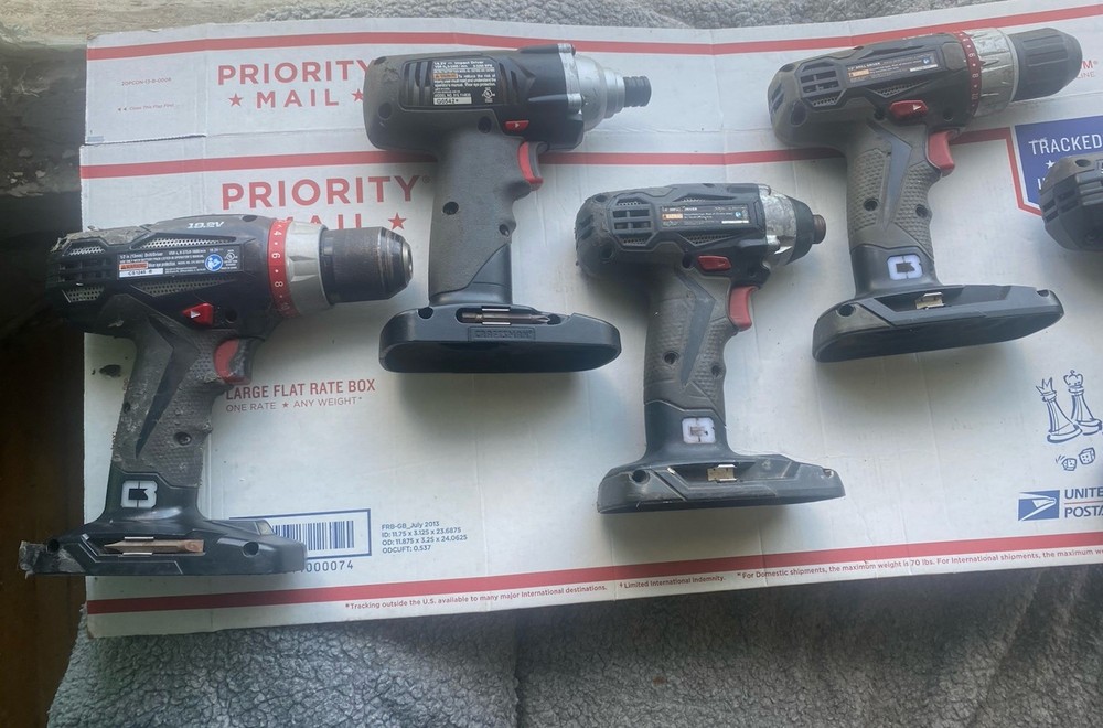 5 Craftsman C3 19.2V Drill Drivers , Impact Driver
