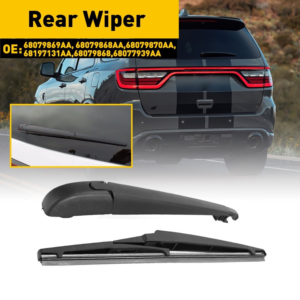 For 2011-2019 DODGE Rear DURANGO Windshield Wiper Arm & Blade Set Replacement