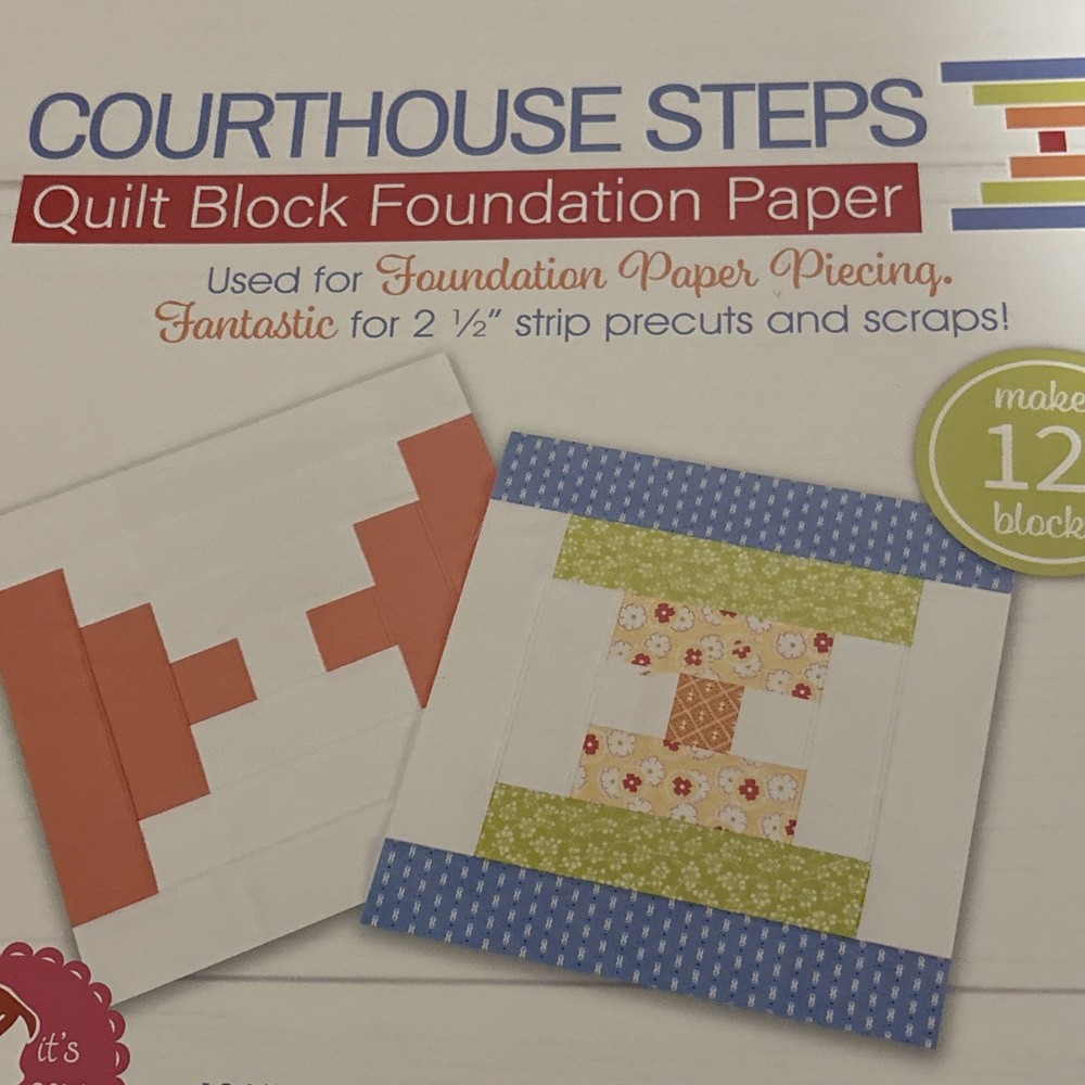It’s So Emma COURTHOUSE STEPS 12” Foundation Papers