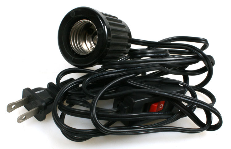 LIGHT HOLDER WITH ON/OFF SWITCH CORD