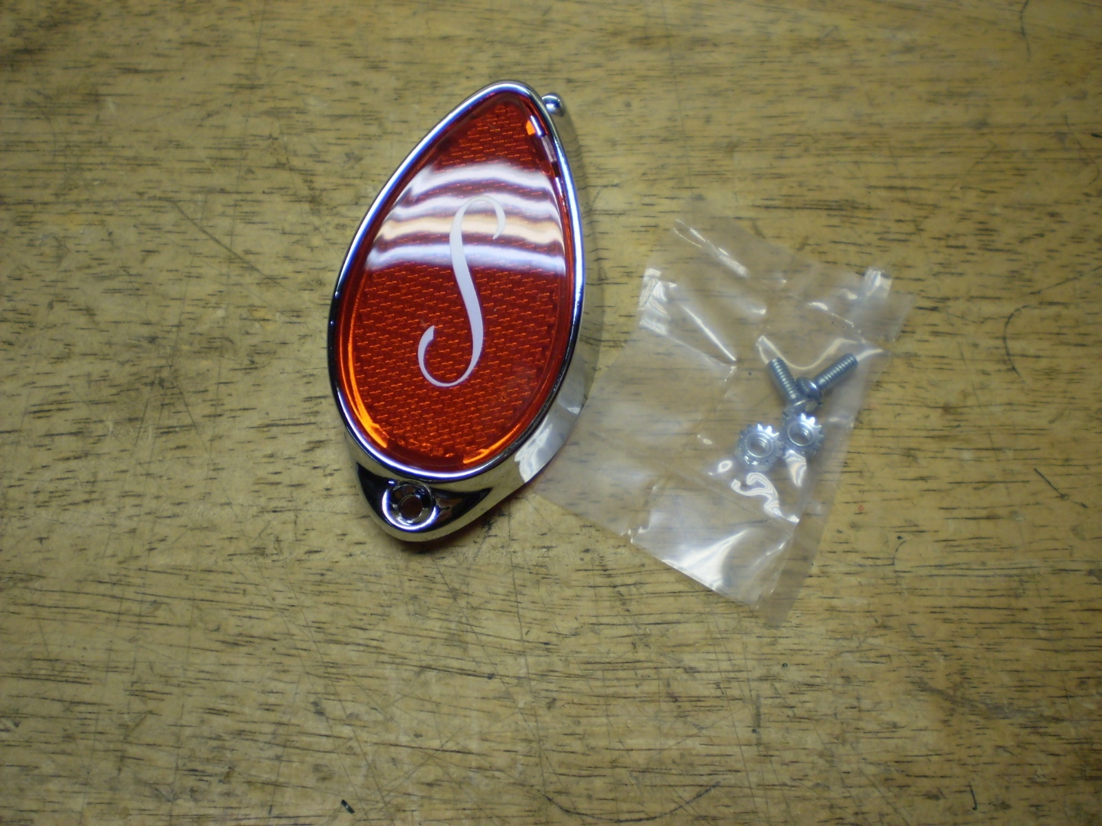 Schwinn Corvette Jaguar Twinn Middleweight Bicycle Teardrop S Fender Reflector