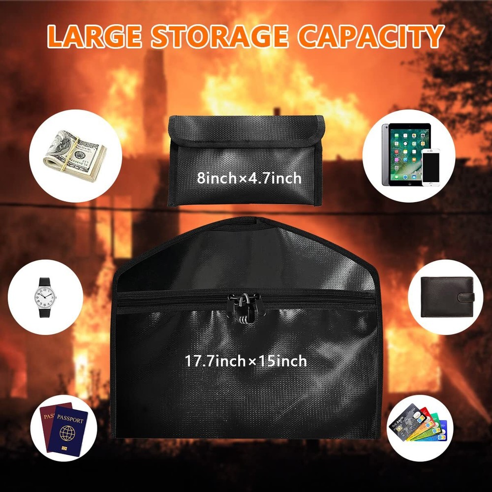 Hanger Diversion Fireproof & Waterproof Safe with Lock and Small Fireproof Ba...