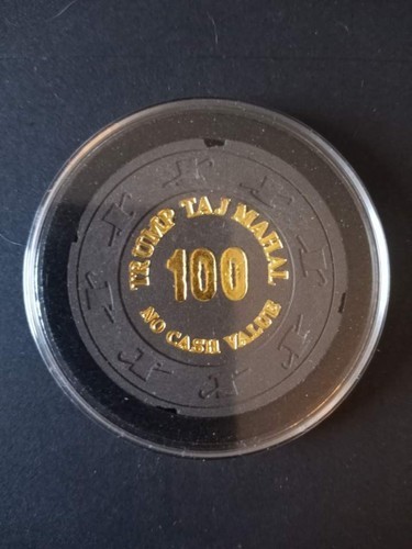 TRUMP TAJ MAHAL SET OF 5 NCV CHIPS